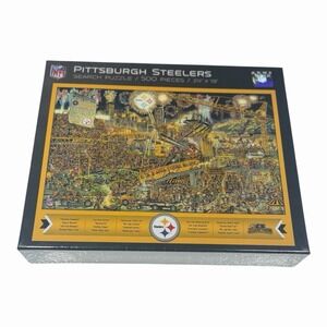 You The Fan NFL Pittsburgh Steelers Find Joe Journeyman 500 Piece Puzzle New